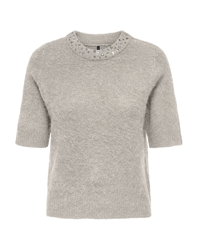  Only - ONLRina Life Rhinestone Bluse - Pumice Stone 